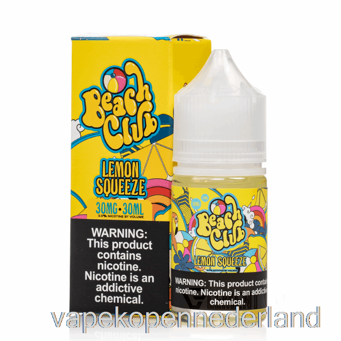Elektronische Sigaret Vape Citroenknijp - Strandclubzout - 30 Ml 50 Mg